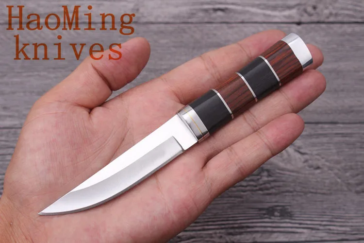 Тактический Открытый Отдых Выживание Охота неподвижного ножа карманный