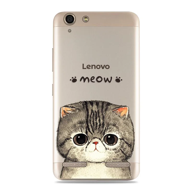 Geruide For Lenovo Vibe K5 A6020a40 Silicone Case Cover Cartoon Rubber TPU plus Lemon 3 Phone Cases | Мобильные телефоны и