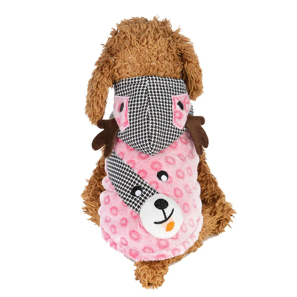 Рождественская одежда для домашних животных с героями мультфильмов толстовка