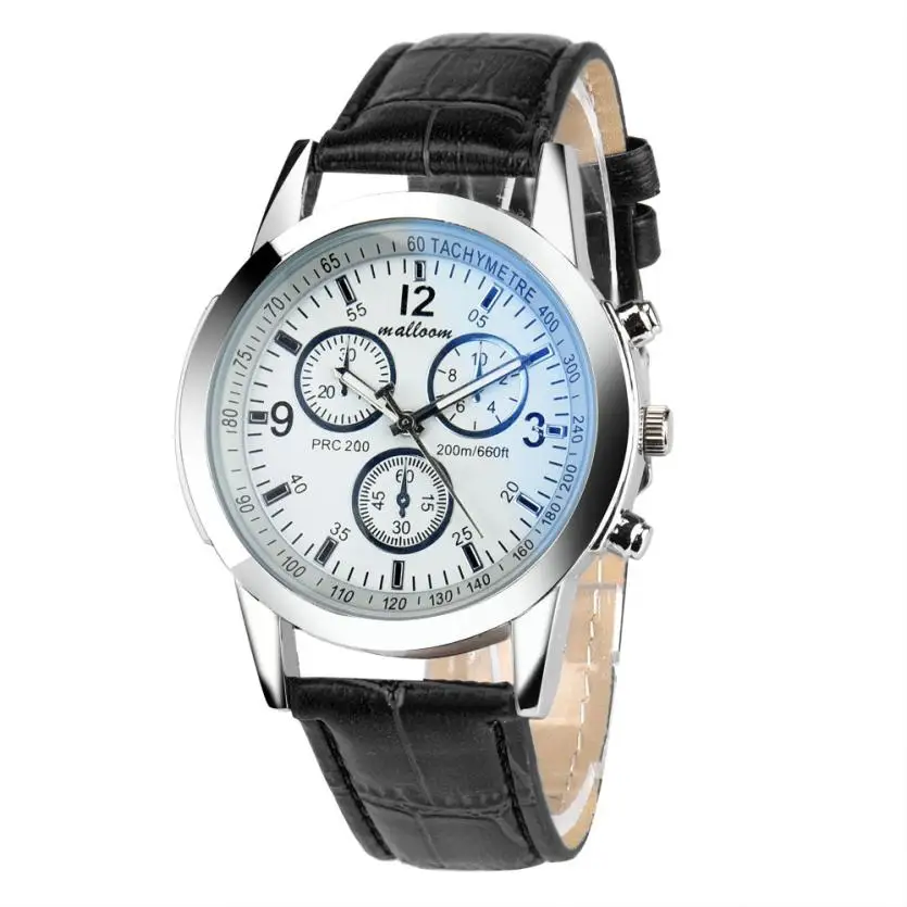 

New Unique Design Fashion Watches Blue Ray Glass Leather Quartz Watch Women Men Casual Wrist Watch relogios feminino #D