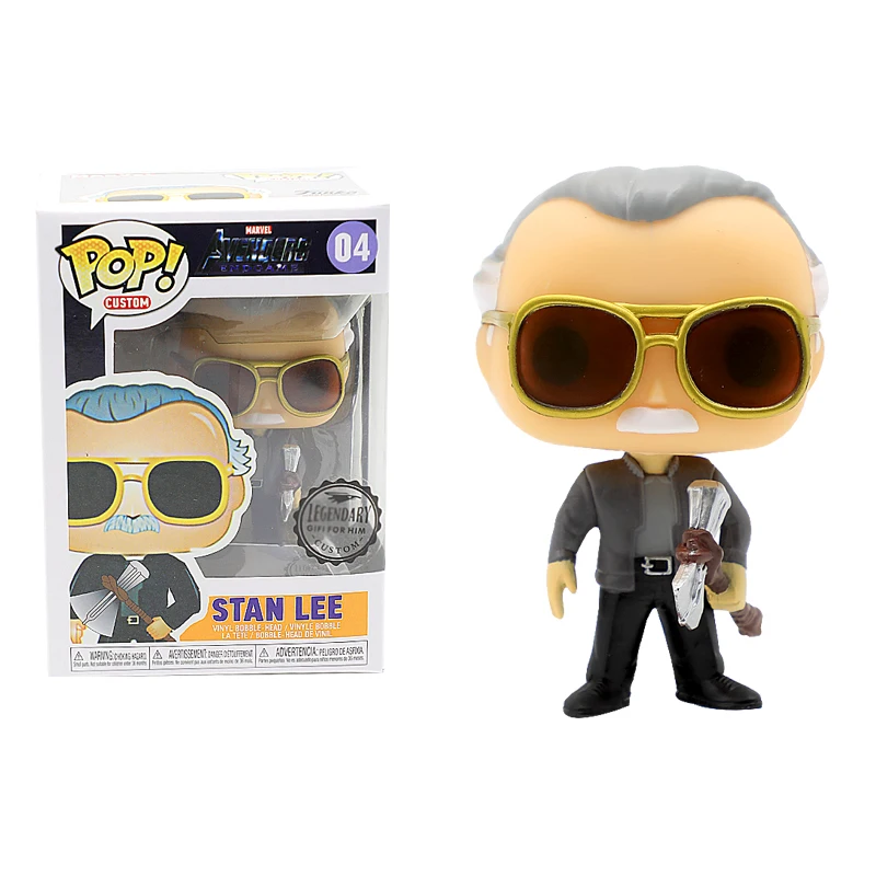 Funko POP Marvel Мстители: Endgame Стэн Ли и бесконечная перчатка Тор Капитан Америка Фигурки игрушки для детей подарок