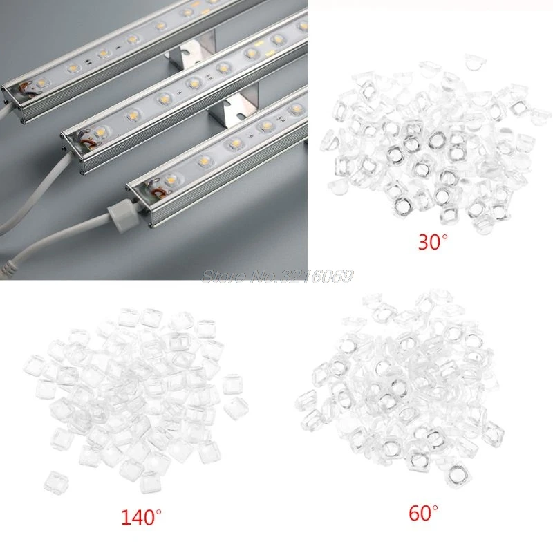 100 шт. светодиодный объектив для 5050 WS2812 APA102 WS2811 SK6812 30 60 Sep12 Прямая поставка |