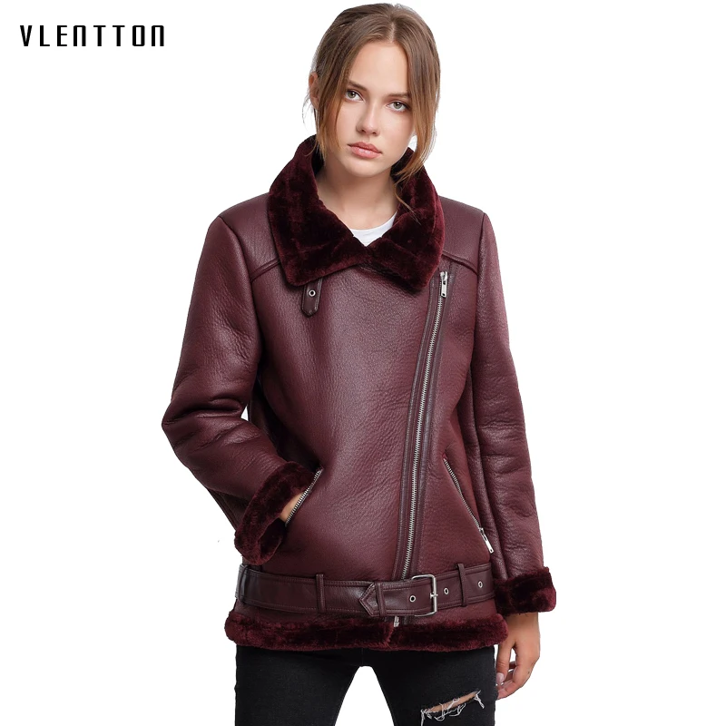 Женские замшевые пальто из искусственной овечьей шерсти Сезон осень зима 2020