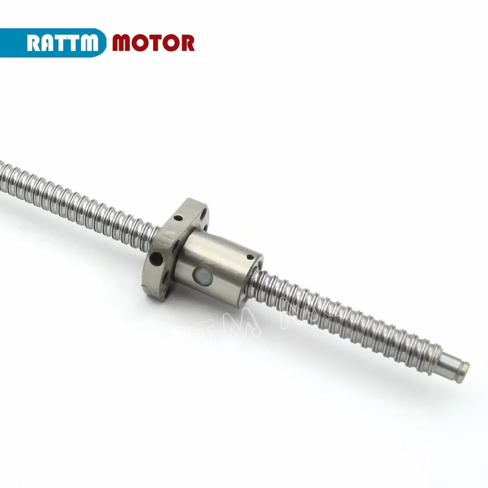 Набор шариковых винтов SFU1204 L200/250/300/350/400/500/600/650 мм с шариковой гайкой и стандартной