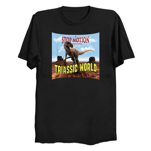 Мужская футболка с коротким рукавом Triassic World tee tops Женская футболка|Мужские