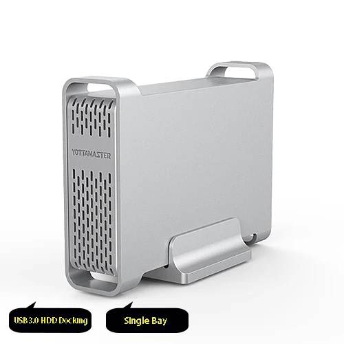 Yottamaster 2,5 дюймов алюминиевая док-станция USB3.0 type-C to SATA3.0 внешний жесткий диск для HDD SSD чехол Корпус - Цвет: USB3.0