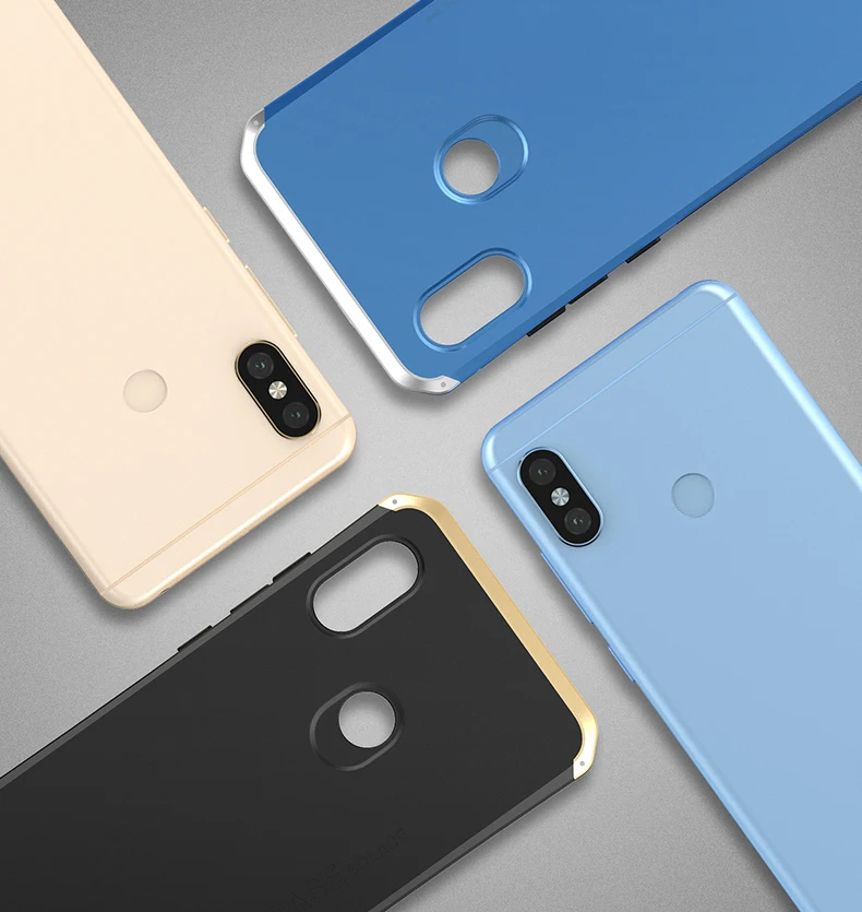 Phone Case For Xiaomi Redmi Note 5 Aluminum Metal Frame Hard Plastic Back Cover Fundas Perfect Feeling |