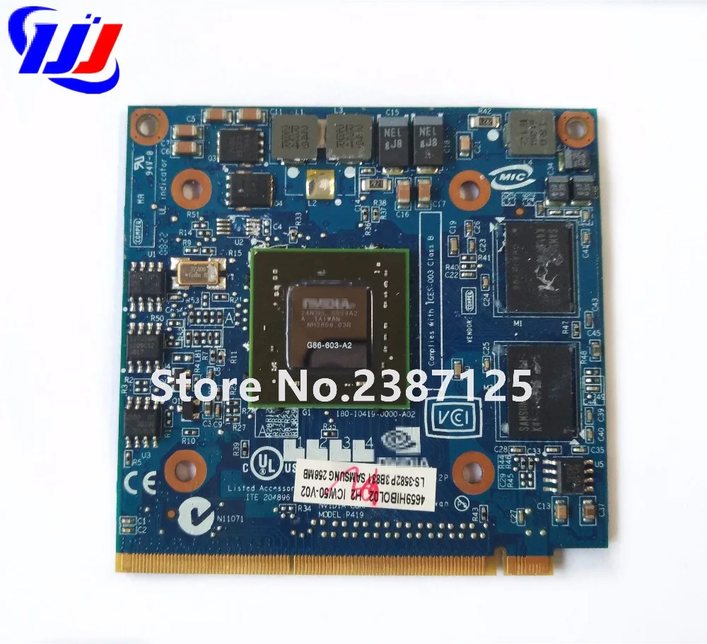 Для c e r Aspire 7520 г 7720 ноутбук серии n V i d я geForce 8400 м GS MXM II DDR2 256 МБ VGA Графика |