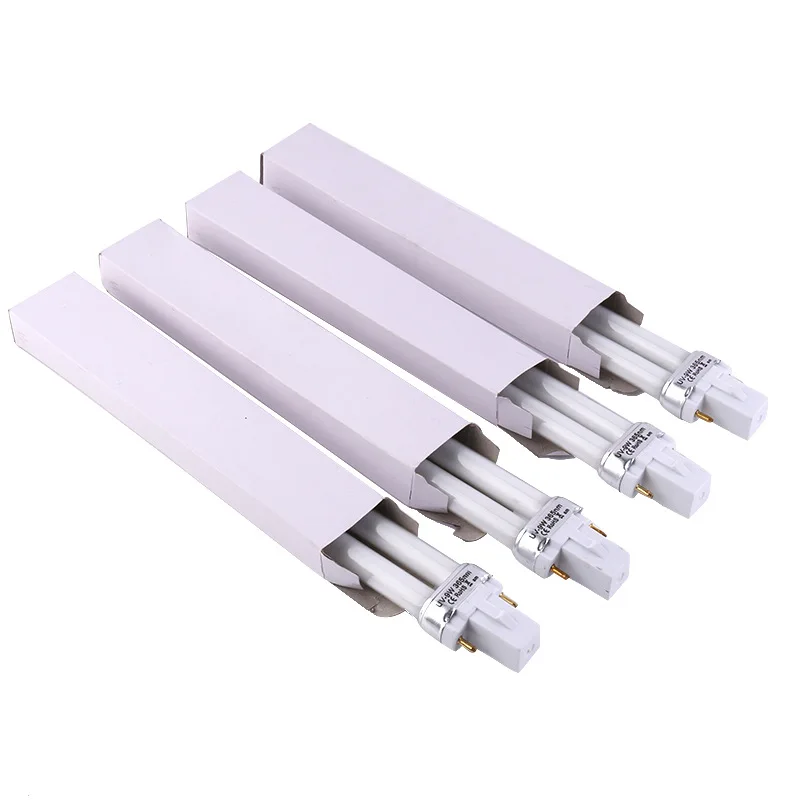 1PCS  9W  UV Lamp Light Bulbs U-shape 2-pin for 9W Gel Nail Dryer 365nm Dryer White Light Bulb Nail Art Tools images - 6