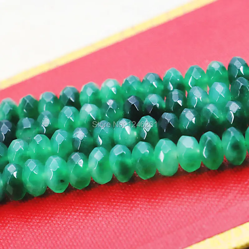 Бусины из авантюрина непрозрачные 5x8 мм счеты аксессуары граненые | Украшения и