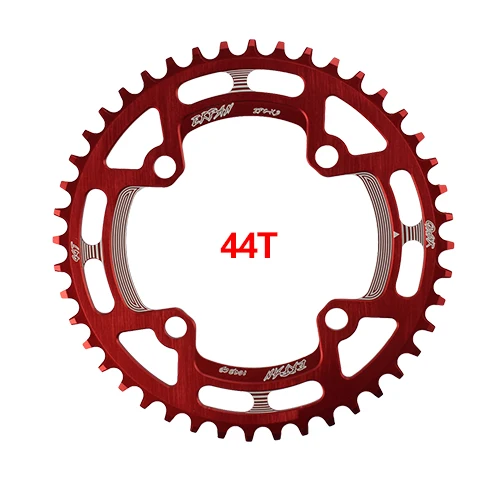 EKFan 104BCD XT круглая форма 30T 32T 34T 36T 38T 40T 42T 44T 46T 48T 50T 52T велосипедная цепь MTB велосипедная цепь - Цвет: 44T Round Red