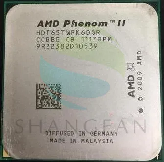 Процессор AMD Phenom X6 1065T X6-1065T 2,9 GHz шестиядерный процессор HDT65TWFK6DGR 95W Socket AM3 938pin