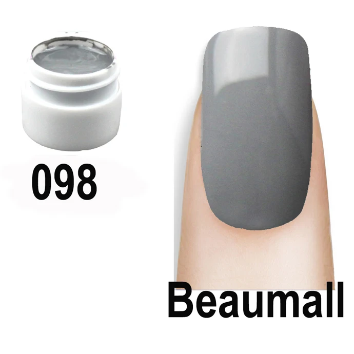 Beaumall сладкие конфеты 36 цветов! 5 мл в горшке чистые цвета УФ-гель для дизайна ногтей для маникюра ногтей Padicure DIY - Цвет: 98