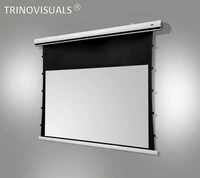 t1mwgv43tension electric motorized projection screenwith matte grey material for home theater8k 4k ultra hd ready ceiling