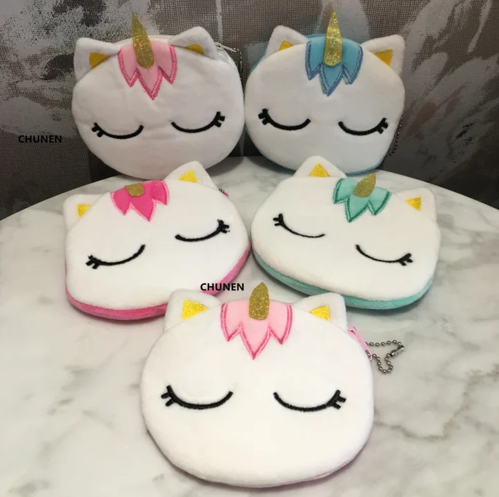 Многоразмерный новый плюшевый Кошелек в виде животного 8 21 см милый для