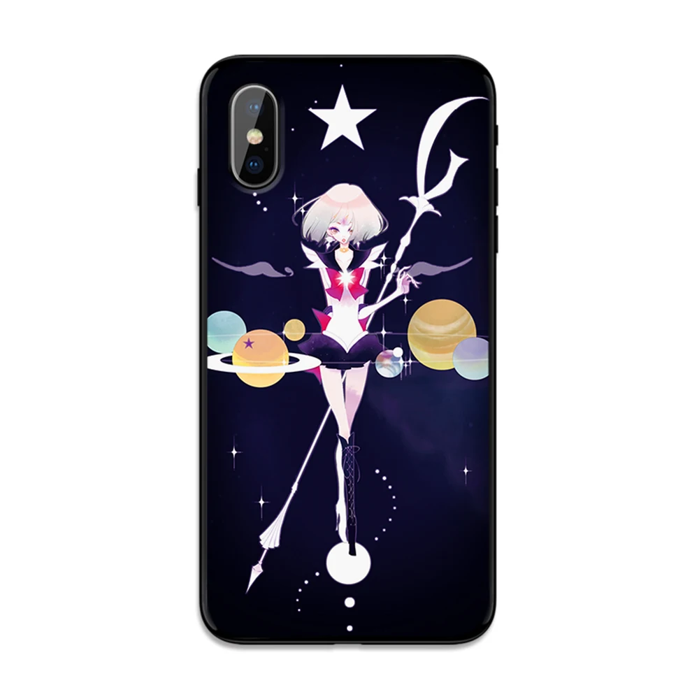 Мягкий чехол из ТПУ с японской анимацией Сейлор Мун для Apple iPhone 6 6S 7 8 Plus 5 5S SE X XS MAX XR