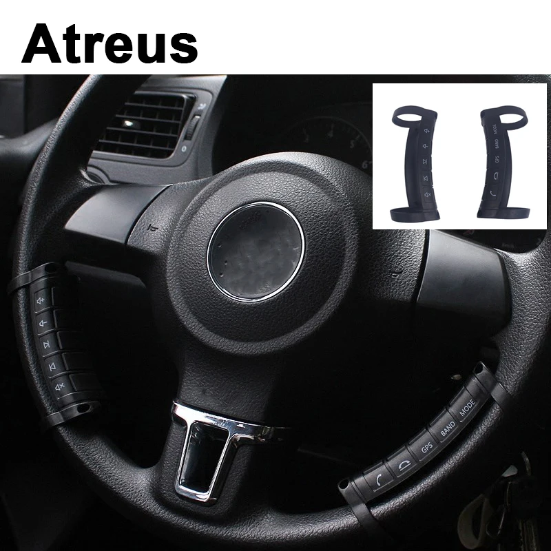 

Atreus For Nissan qashqai Citroen c4 c5 c3 Chevrolet cruze Peugeot Universal Car Wireless Control Steering Wheel Control System