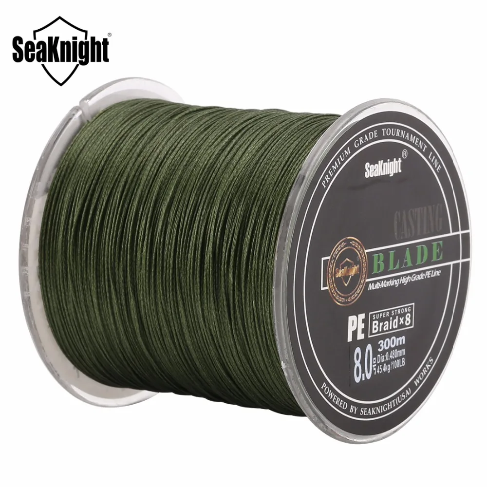 SeaKnight 8 нитей 300 м Рыбалка линии Плетеный ЧП линия комплексная плетеные Провода 20