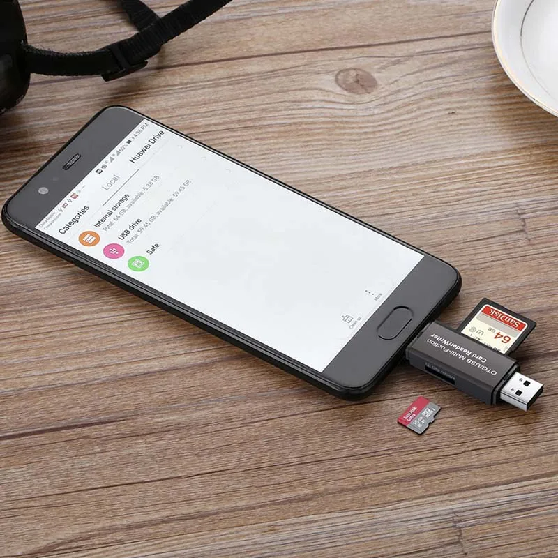 Практичный Android TF кард ридер Micro USB SD портативный Прочный мультикард для