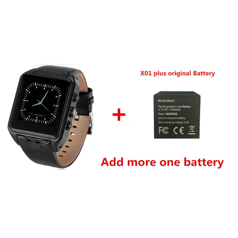 X01 плюс android 5.1 os smart watch 1.54 дюймовый 320*320 smartwatch телефон поддержки 3 Г wi fi GPS SIM WCDMA 1.3