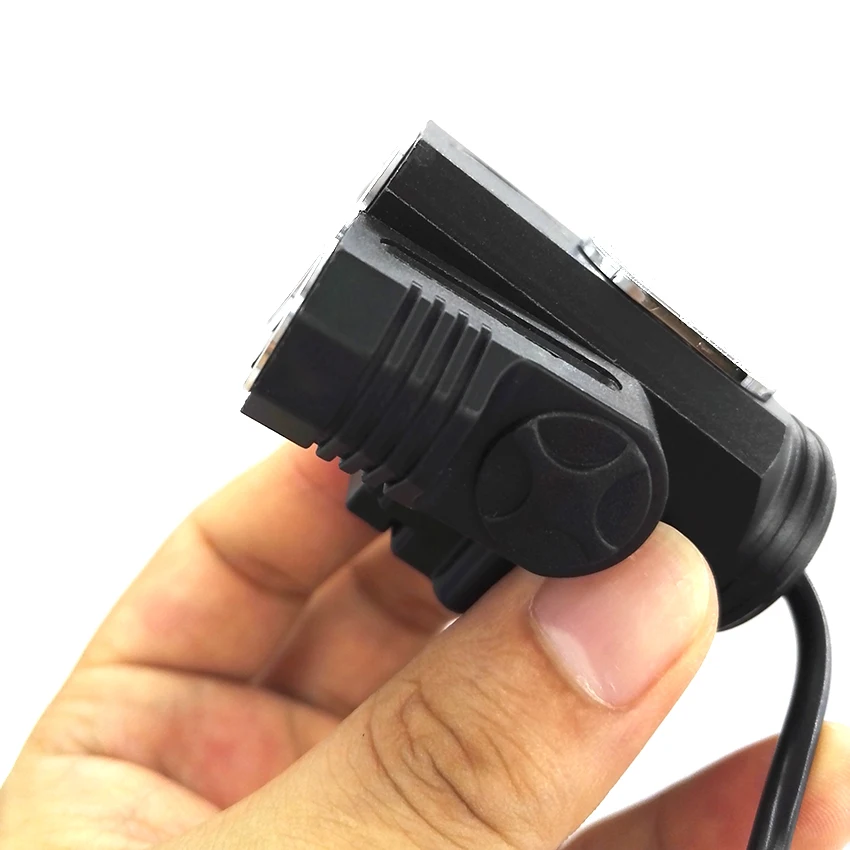 Walkefire 5000lm 3 светодиодная передняя фара для велосипеда Перезаряжаемые светодиодный светильник Перезаряжаемые горы Mtb велосипедные аксессуары лампы+ 18650 Батарейный блок