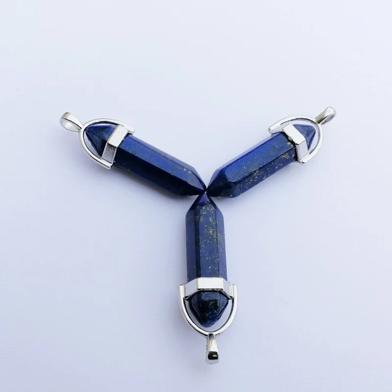 Подвески из натурального лазурита 50 шт.|stone pendant|pendants wholesalependant hexagonal |