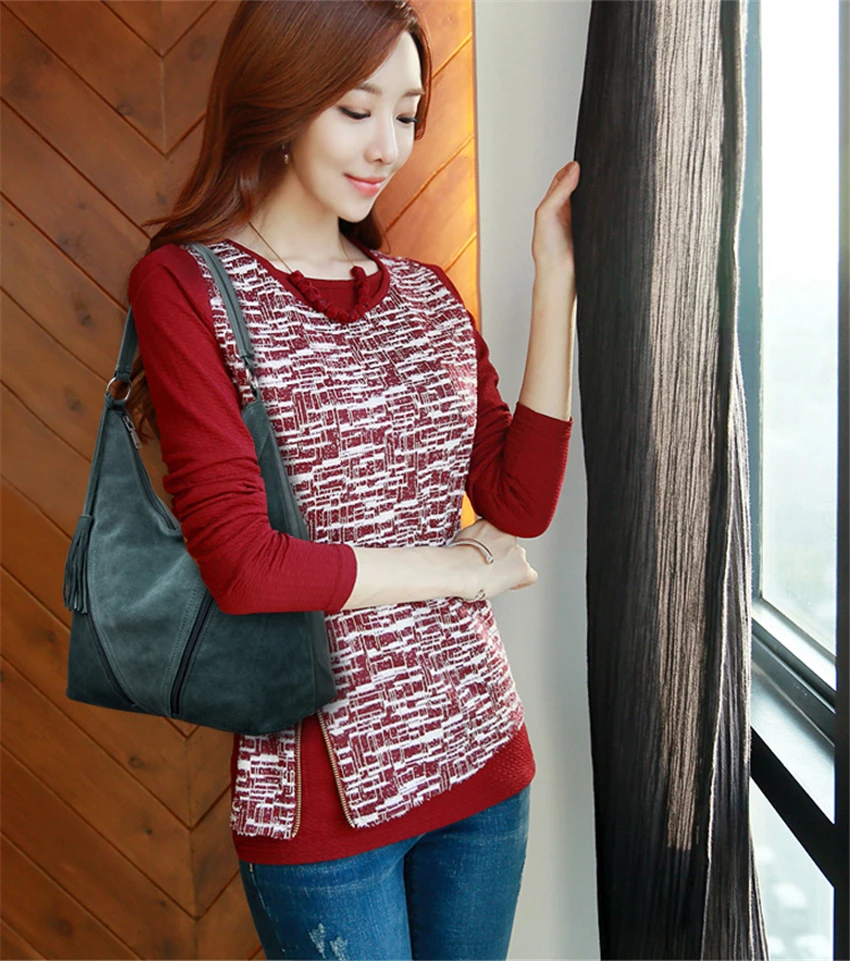 Модная Сумка Хобо с кисточками, женские кожаные сумки, большая вместительность, сумки через плечо для женщин, новинка, искусственная замша, сумки-мессенджеры