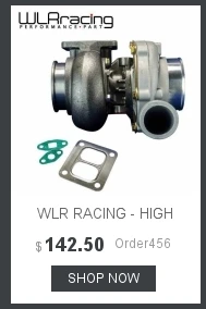 WLR RACING-Универсальный 4 шт./лот полиуретановый выхлоп/Глушитель вешалка удлиненный синий или красный WLR8950