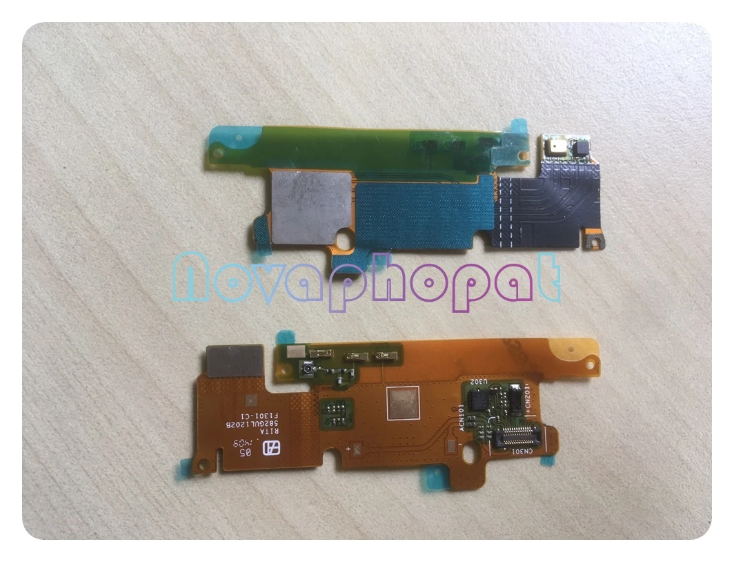 Плата для микрофона Novaphopat Xperia T3 плата D5102 D5103 D5106 Mic PCB гибкий кабель запасные части