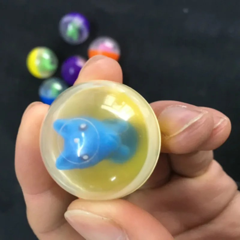 10 шт./лот детские игры для малышей забавные пластиковые игрушки мячи с животными