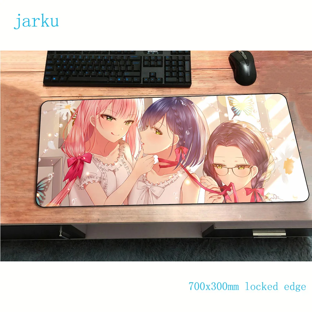 Коврик для мыши darling in the franxx 700x300x3 мм, игровой коврик для мыши, модный геймпад для геймеров, ПК, геймеров, HD узор, игровой коврик для мыши, Настольный коврик, padmouse
