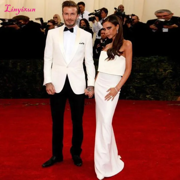 Linyixun новый дизайн модные красивые мужские костюмы шаль с отворотом на одной