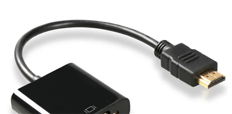 HDMI к VGA адаптер Мужской к Famale конвертер для PS4 1080P HDMI-VGA адаптер с видео аудио кабель Разъем HDMI VGA для ПК ТВ коробка