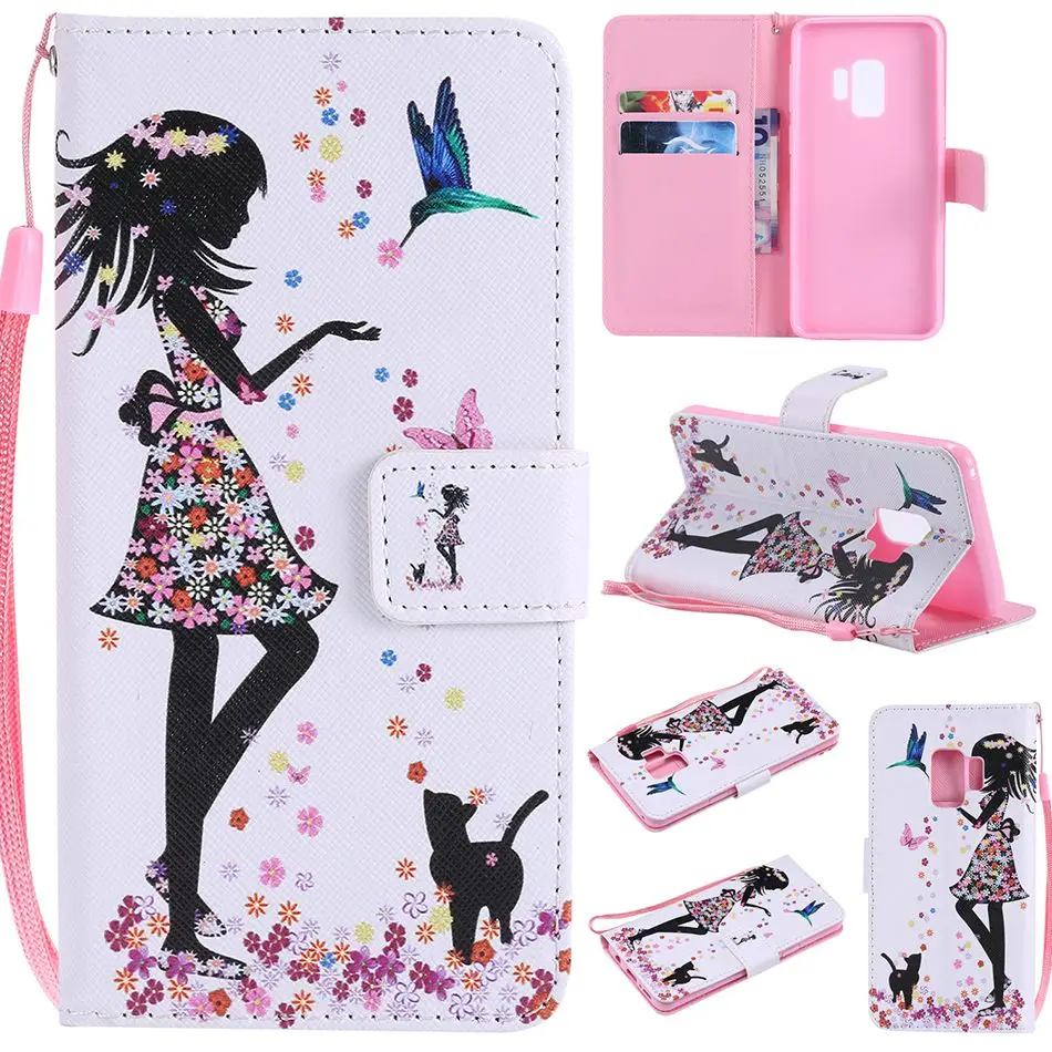 Coque фипс чехол для samsung Galaxy S3 мини S4 S5 S6 S7 край S8 плюс S9 J1 J3 Prime J5 J7 J120 J320 J330 J530 чехол сумка - Цвет: Style 4