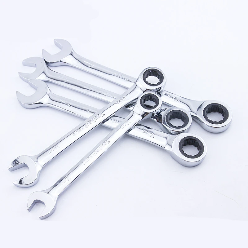 

Multi function quick pulling plum spanner Chrome Vanadium Ratchet Wrench Metal Ratcheting Socket spanners auto repair tools
