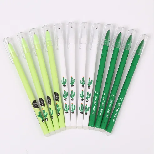 12 шт./компл. офисные стираемая гелевая ручка моющиеся 0 38 мм синие Черные чернила