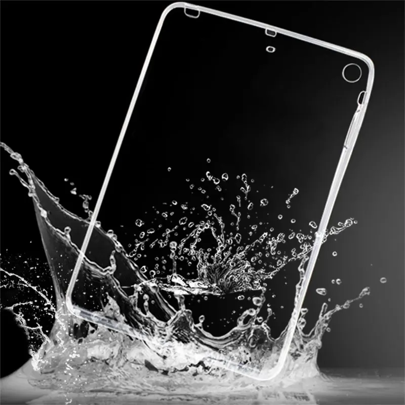 Мягкие TPU Планшеты чехол для iPad воздуха 1 2 Силиконовый Прозрачный Mini 3 Pro9.7
