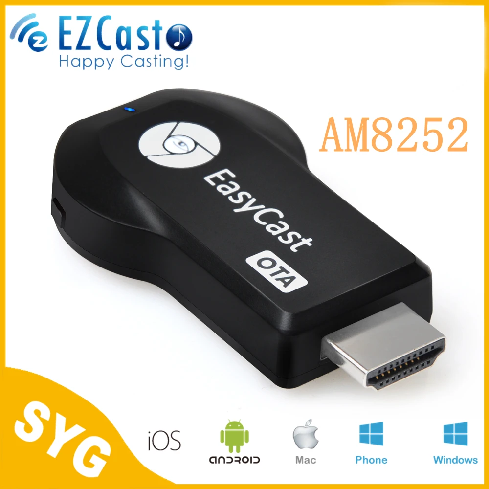 SYG EZcast WIFI Display Dongle EasyCast Miracast Airplay DLNA For for Android Windows IOS better than chromecast | Электроника
