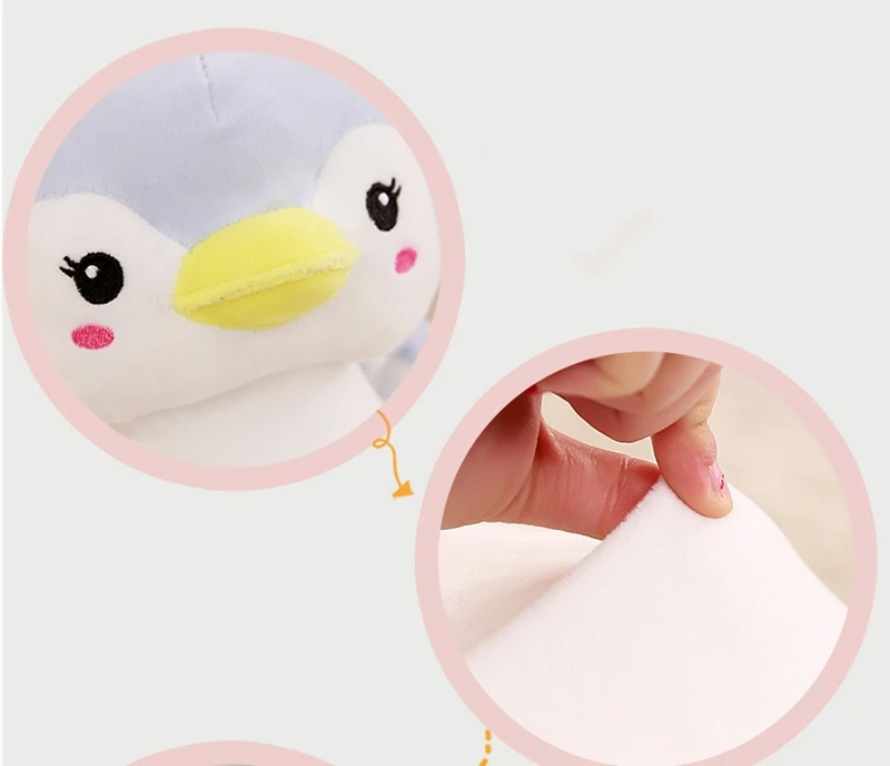 Kawaii Плюшевый Пингвин плюшевая игрушка мягкие животные Кукла Детская Удобная спальная Подушка подарок на день рождения День святого Валентина для девочки 24 дюйма 60 см