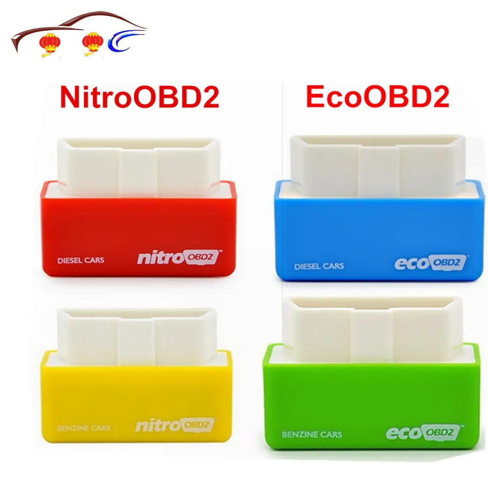 Новинка EcoOBD2 & Nitro OBD2 бензиновая вилка и привод производительность для Benzine Eco ECU