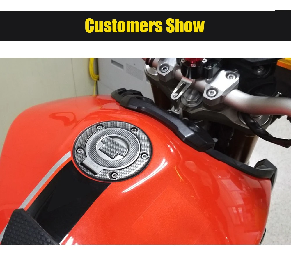 Углеродное волокно 3D наклейки и для мотоциклов масляный бак крышка Накладка