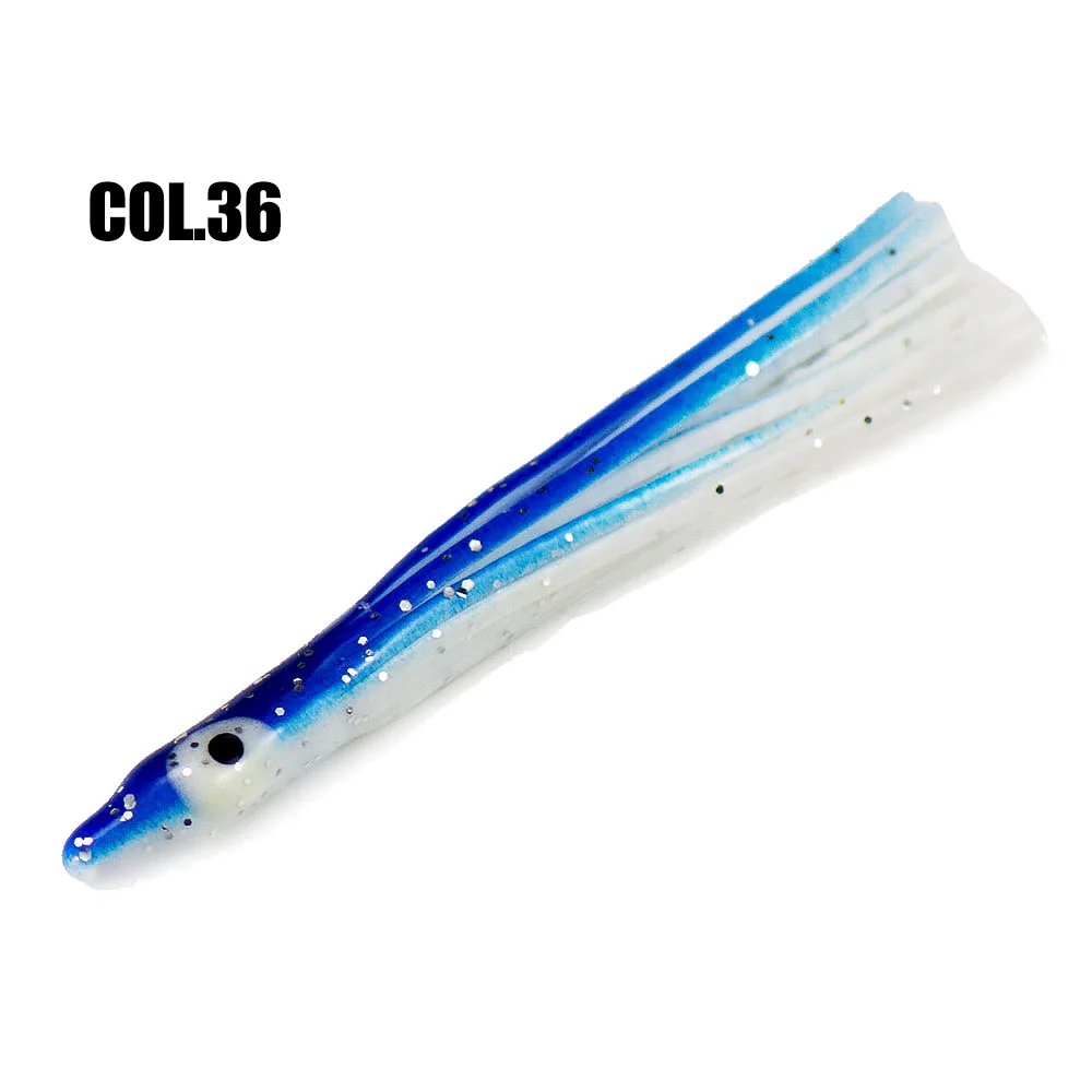 Col 36 10 шт. 4 см светящиеся игольчатые юбки для кальмаров, мягкие приманки для осьминога, снасти для рукоделия для крючков - Цвет: Col 36