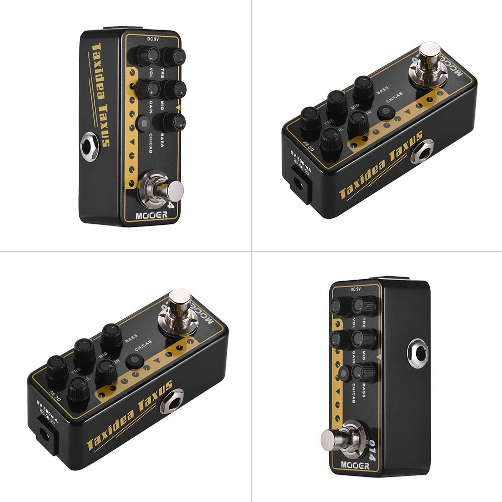 Mooer MICRO PREAMP серия 014 Taxidea Тис современной цифровой предусилитель гитарная педаль 3