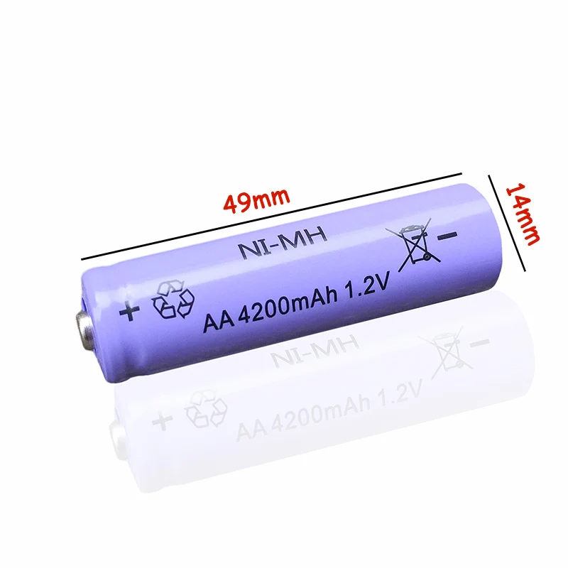 4 шт. AA 2a 2A 5 #4200 мАч 1 2 в Ni-MH аккумулятор батареи JNKXIXI камеры игрушечные часы |