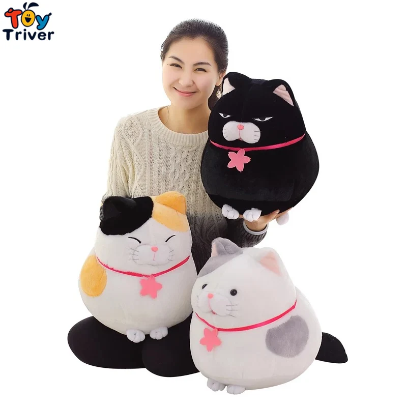 1 шт. Kawaii Lucky Cats Japan Fortune Cat плюшевая игрушка мягкая кукла для маленьких девочек и