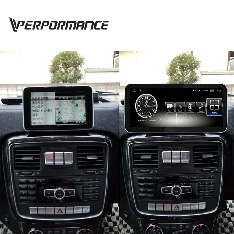 NaviFly 10,2" Android 7,1 четырехъядерный автомобильный dvd-плеер для MB G Class W463(2011-) NTG 5,0 gps навигация с DVR DAB+ TMPS