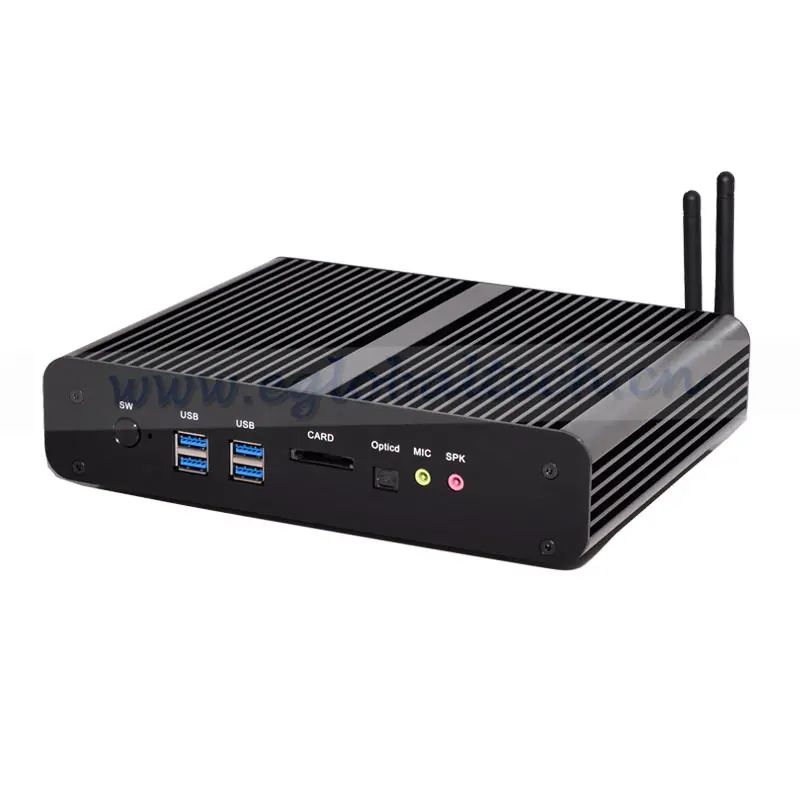 Мини-ПК без вентилятора процессор EGlobal Intel Core i7 4500u Windows 10 Mini-ITX настольный