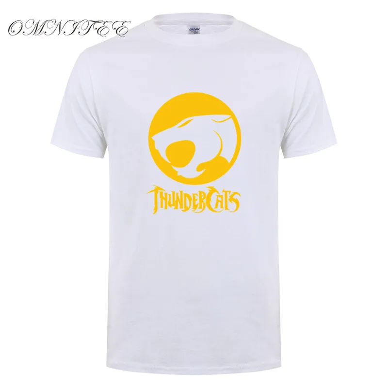 As picture Аниме Thundercats футболки Для мужчин летние шорты с круглым вырезом хлопок Человек футболка мода мультфильм Мужской топы OZ-051 - Цвет: As picture