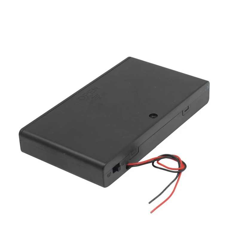IG-SODIAL (R) два провода Вкл/Выкл Переключатель Черный 8x1 5 V AA держатель батареи Чехол w