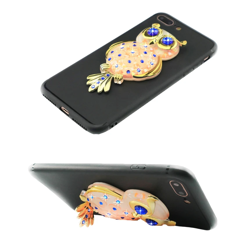 3D металлик ювелирное блеск задняя крышка кремния Coque для huawei Honor V9 играть 6C Pro JMM-AL00